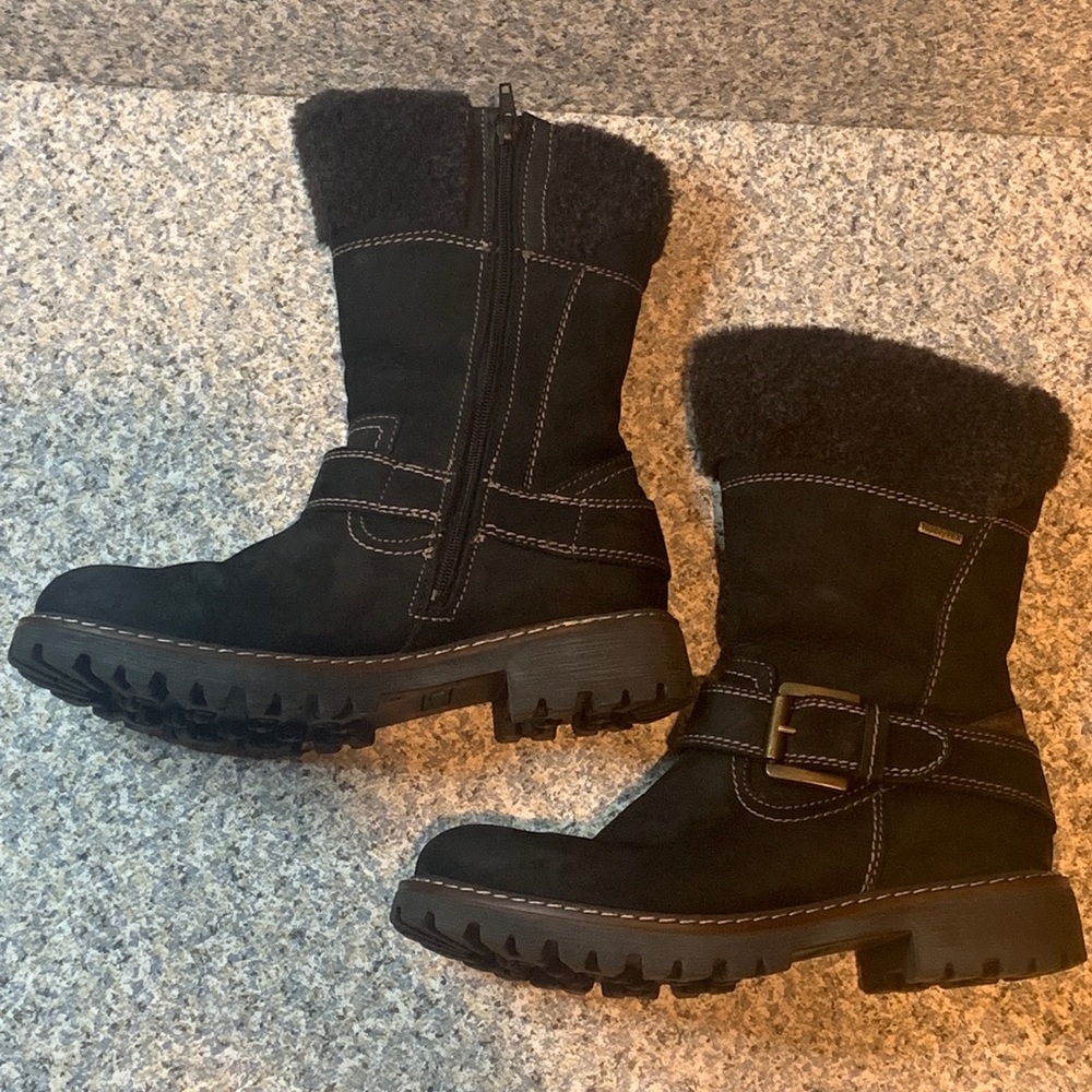 Josef Seibel Marta 51 Leather Waterproof Fur Lined Boots Size 8 1/2 - Picture 5 of 11